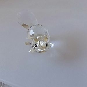 Vtg Swarovski baby beaver End Spec Coll swan logo retired